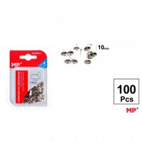 Set 100 pioneze argintii 10 mm PA341-1