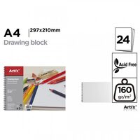 Bloc desen A4 Artix Spira 24 coli 160gr M2 PB301
