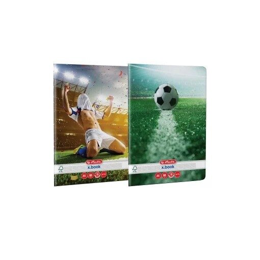 Caiet Herlitz A4 80F Patratele Fotbal 9488020