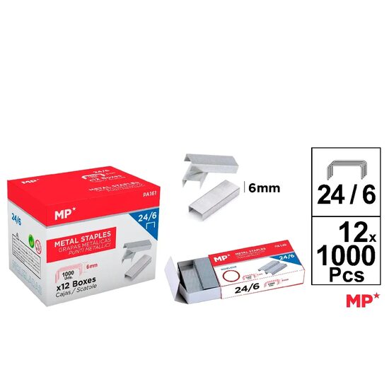 Capse metalice MP 24/6 1000 buc PA161