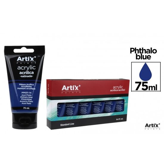 Culori acrilice Artix 75 ml phtalo blue PP631-14