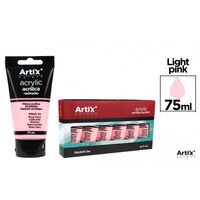 Culori acrilice Artix 75 ml roz light PP631-32