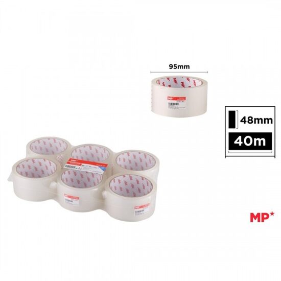 Banda adeziva transparenta 48 mm x 40 m PA518-01