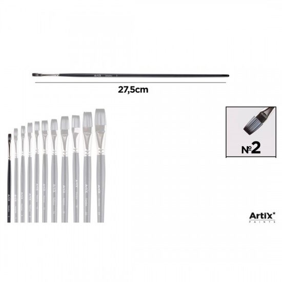 Pensula profesionala Artix varf sintetic drept nr 2 PP296-01