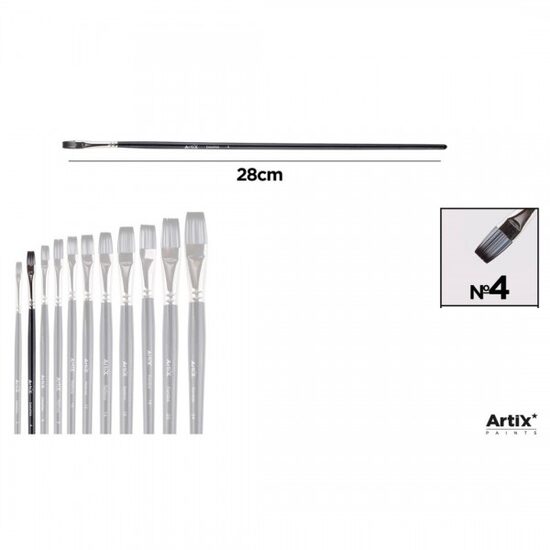 Pensula profesionala Artix varf sintetic drept nr 4 PP296-02