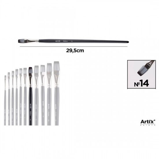 Pensula profesionala Artix varf sintetic drept nr 14 PP296-07