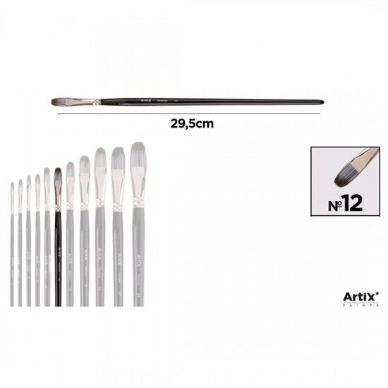 Pensula profesionala Artix varf sintetic limba de pisica nr 12 PP298-06