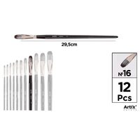 Pensula profesionala Artix varf sintetic limba de pisica nr 16 PP298-08
