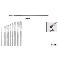 Pensula profesionala Artix varf sintetic limba de pisica nr 4 PP298-02