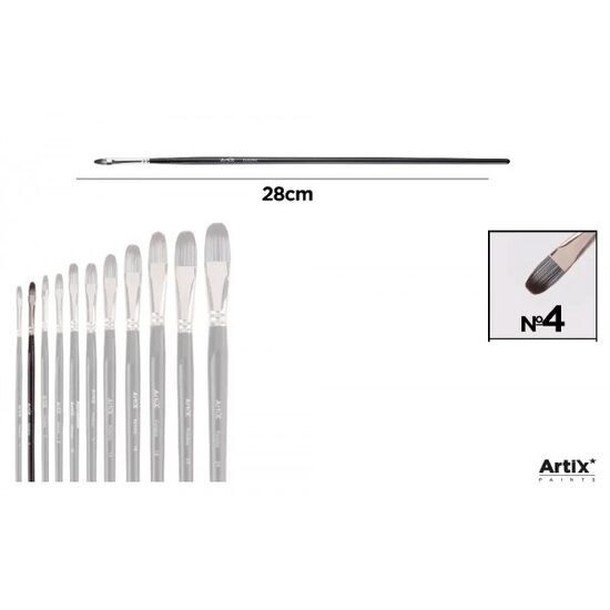 Pensula profesionala Artix varf sintetic limba de pisica nr 4 PP298-02