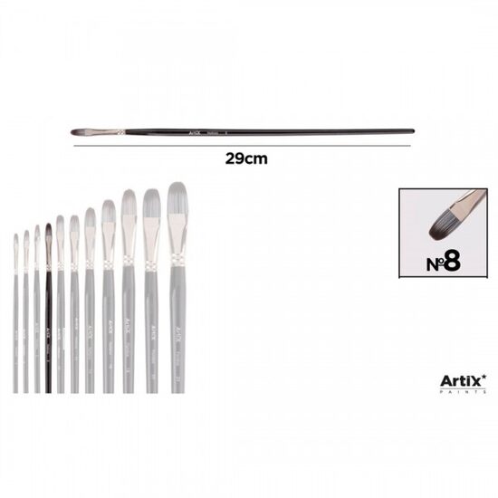 Pensula profesionala Artix varf sintetic limba de pisica nr 8 PP298-04