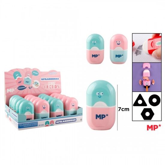 Ascutitoare cu radiera Best Friends PG237-02