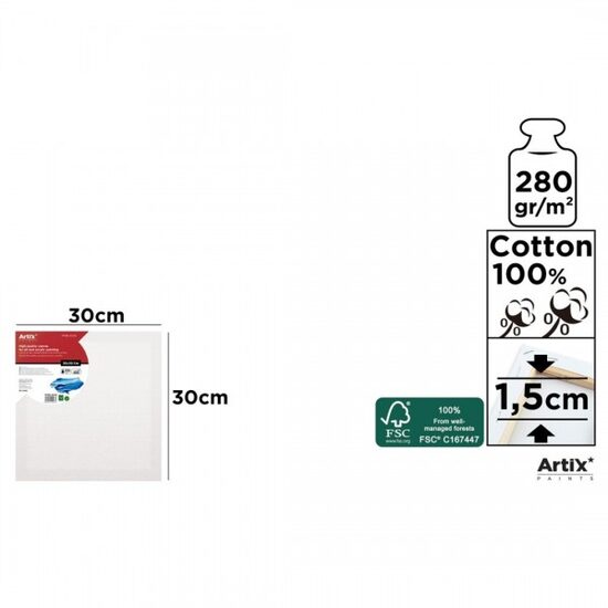 Panza Pictura pe Sasiu 30x30 cm 280 gr PP98-3030