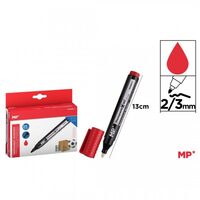 Marker permanent rosu varf 2/3 mm PE486R-S