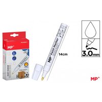 Marker permanent alb 3 mm vopsea PE439B-S