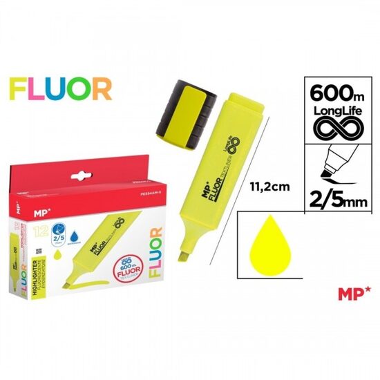 Textmarker galben fluorescent 2/5 mm PE534AM-S