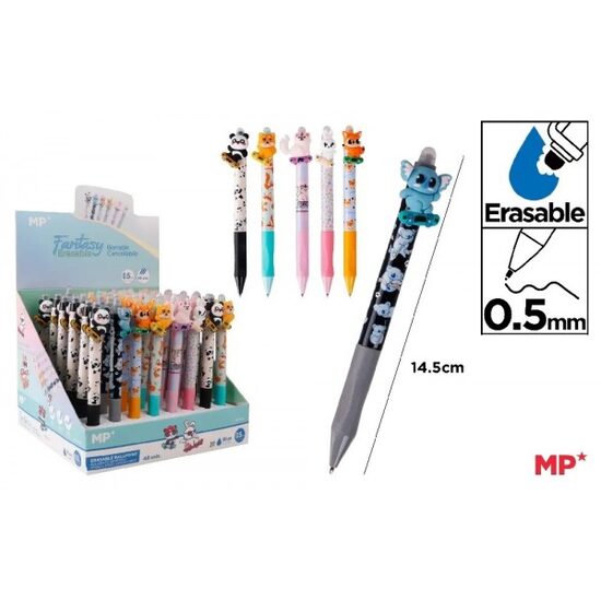 Pix albastru cu radiera 0,5 mm animalute PE177-04