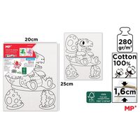 Rama cu panza predesenata 20x25 cm dinozaur PP103-43 MP
