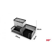Suport instrumente de scris Mesh Negru 3 comp PA904