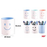 Suport din plastic pentru creioane 2 in 1 Smiley PA916