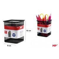 Suport creioane Mesh patrat negru PA901