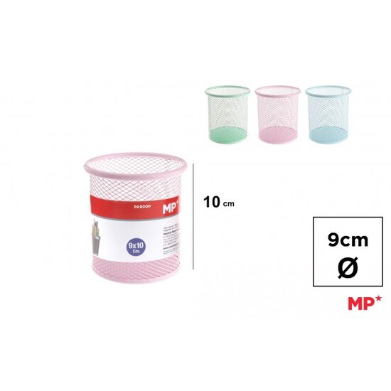Suport creioane Mesh rotund pastel PA900P