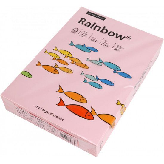 Hartie A4 Rainbow 80 gr 500 coli Light Pink-2519 (54)