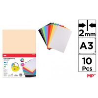 Set 10 coli gumate A3 Eva Foam culori asortate PN581A3