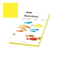 Hartie A4 Rainbow Premium 80 gr 100 coli galben neon
