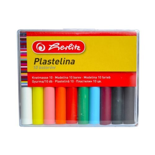 Plastilina Herlitz economic 10 culori intense 9562927