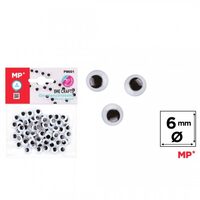 Ochi mobili 6 mm pentru kraft PM001