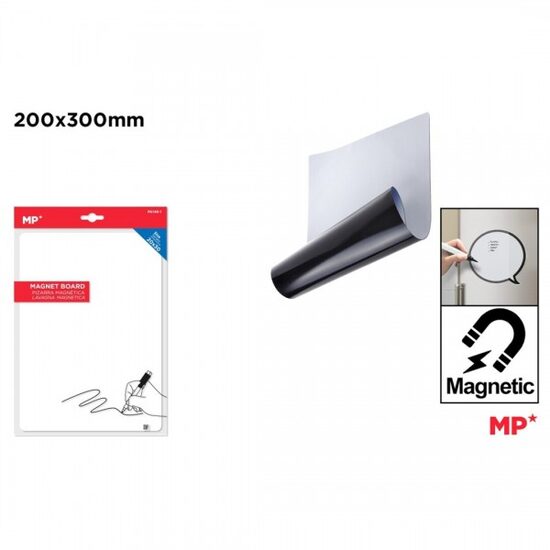 Folie whiteboard magnetica alba velina 20x30 cm PA146-1