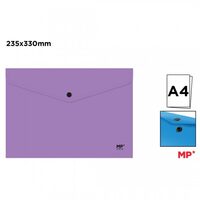 Mapa plastic A4 lila cu capsa PC537-08