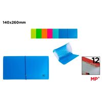 Mapa PP 140x260 mm 12 compartimente cu elastic PC349