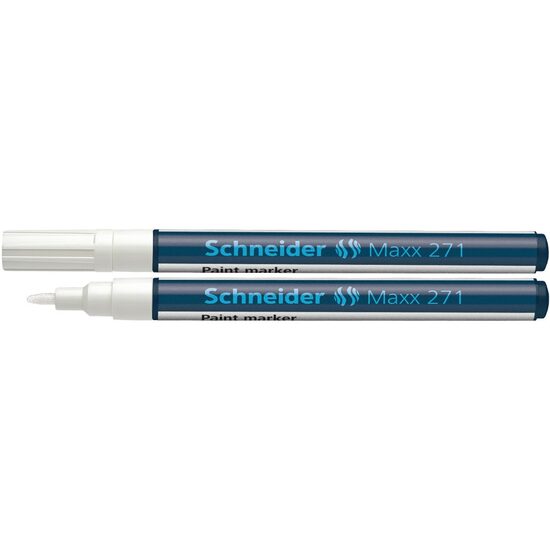 Paint Marker Schneider Maxx 271 alb 1-2 mm