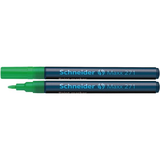 Paint Marker Schneider Maxx 271 verde 1-2 mm