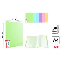 Mapa prezentare A4 PP 30 folii pastel PC313P