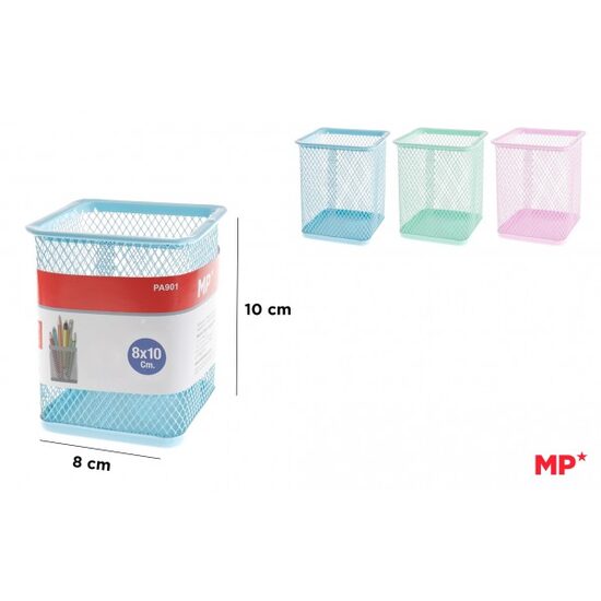 Suport instrumente de scris Mesh patrat pastel PA901P