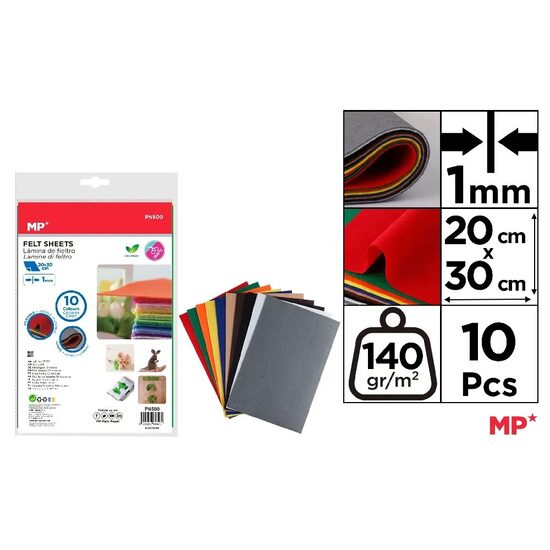 Set 10 coli pasla 20x30 cm 140 gr culori asortate PN500