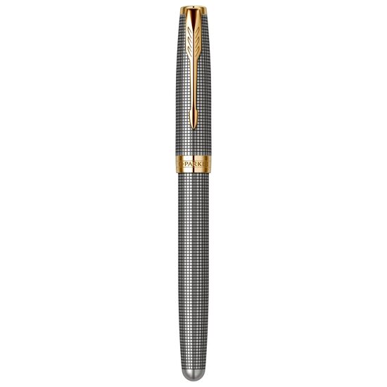 Stilou argint masiv Parker Sonnet Royal Chiselled Silver GT