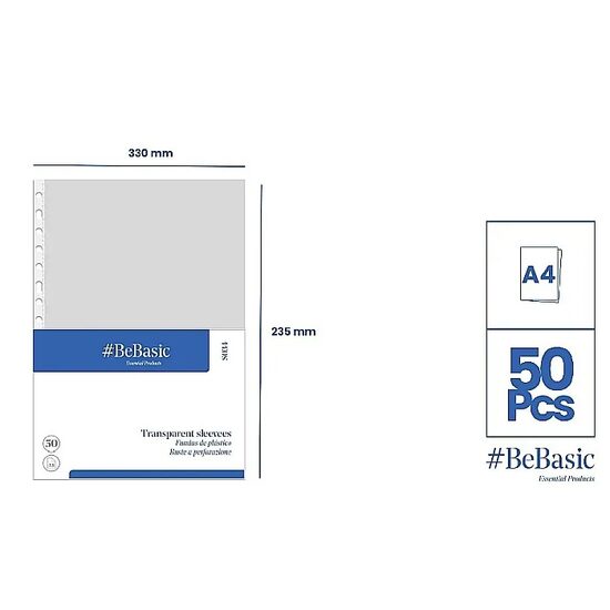 FOLIE PROTECTIE DOCUMENTE BeBasic A4 50BUC/SET S034 MP
