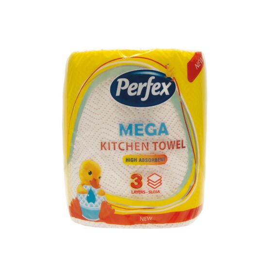 Prosop de bucătărie Perfex Mega, 3 straturi, 135 foi, 31 m