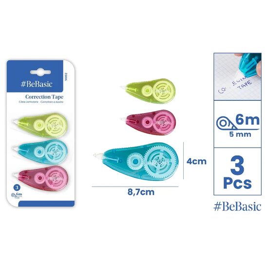 BANDA CORECTOARE BeBasic 5mm-6m 3/set S002 MP
