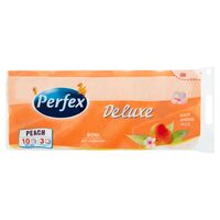 Hârtie igienică Perfex Deluxe Peach, 3 straturi, 10 role/set