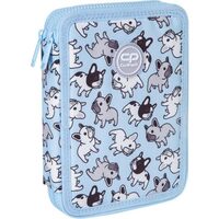 Penar CoolPack Jumper XL cu 2 compartimente, echipat , Cute Bulldogs D077333