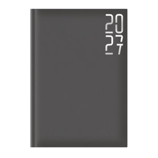 Agenda A5 Datata 2027 Artibest, Hârtie Offset, Copertă Gri – 271210