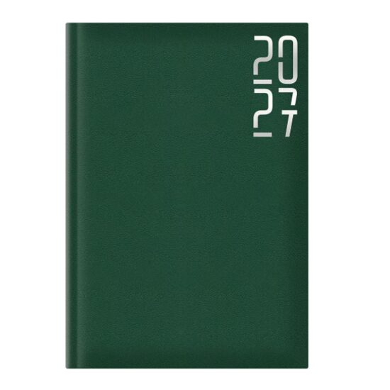 Agenda A5 Datata 2027 Artibest, Hârtie Offset, Copertă Verde – 271205