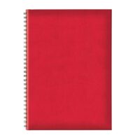 Agenda B5 Nedatata Tucson, Spira Ascunsă, Copertă Roșie – 261802