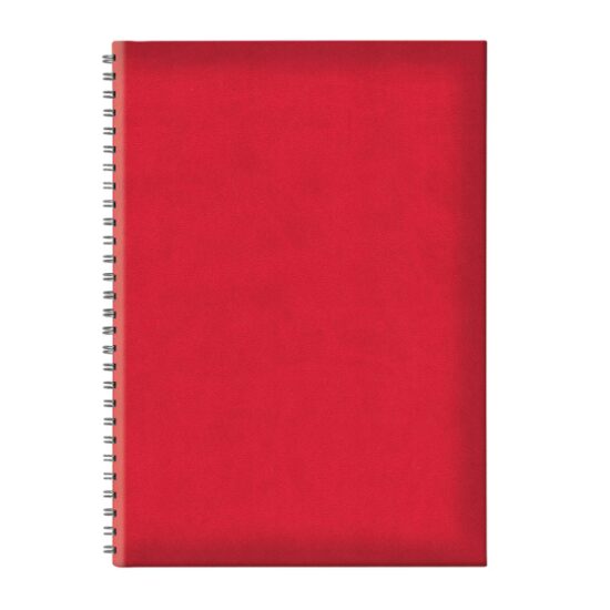 Agenda B5 Nedatata Tucson, Spira Ascunsă, Copertă Roșie – 261802