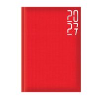 Agenda A5 Datata 2027 Artibest, Hârtie Offset, Copertă Roșie – 271202